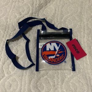 New York Islanders FOCO To Go Clear Crossbody Tote Bag